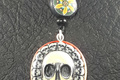 Flower Skull Pendant -004