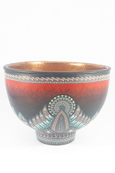 Jon Stuart Anderson Red Bleed Bowl