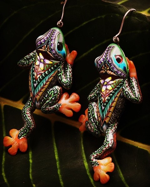 Tree Frog Earrings